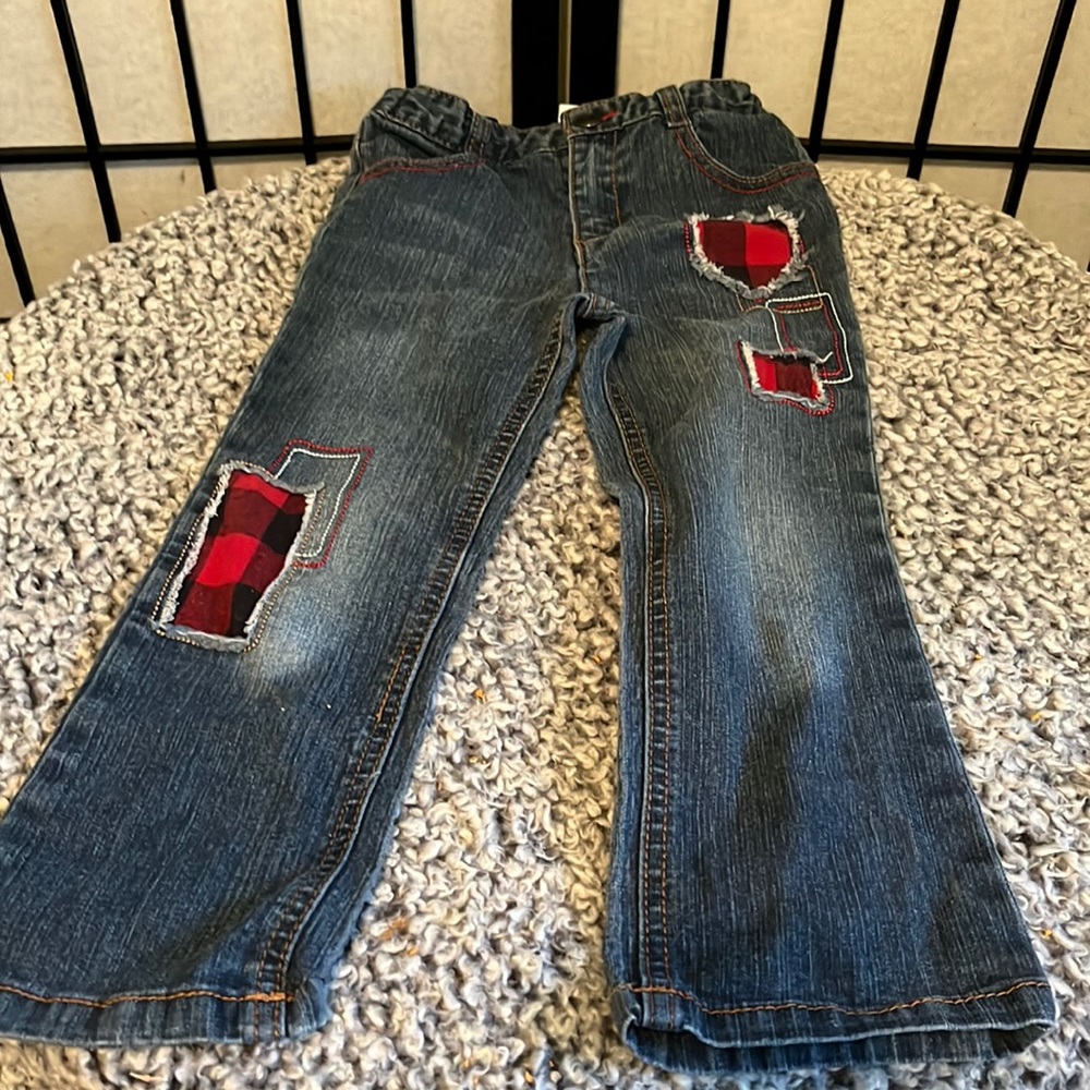Toddler patchwork jeans 4T